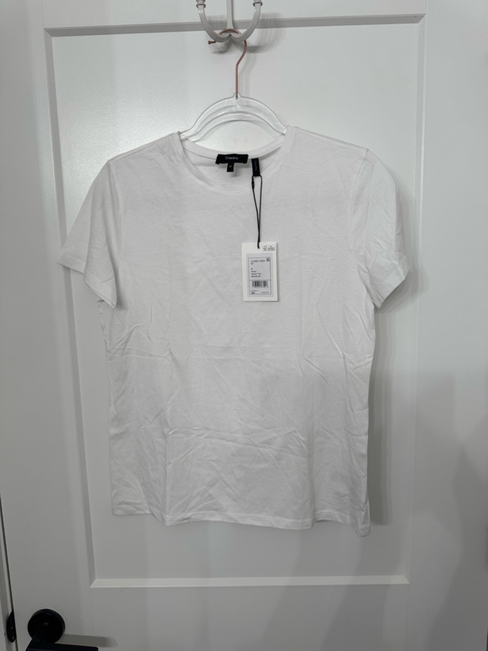 Theory LadiesWhite Crew Neck T-Shirt